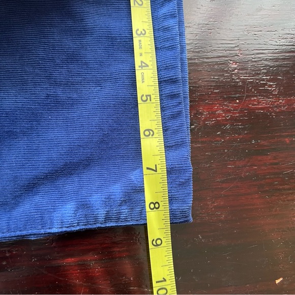 Lauren Jeans Co Blue Cerulean Blue Corduroy Straight Leg Pants.  Size 12 - Picture 11 of 11